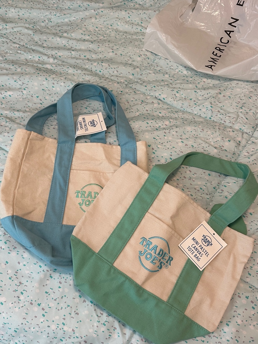 Trader Joe’s Canvas Mini Tote Bags